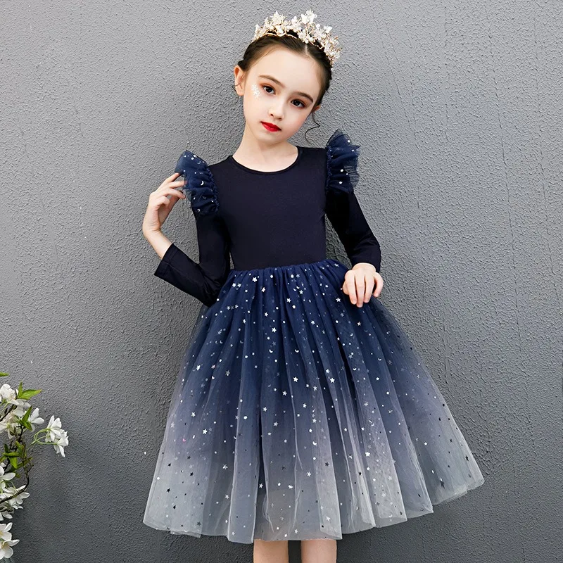 2025 New Blue Princess Dress Baby Girls Dress Spring Kids Clothes Dress Party Long-sleeved For Children Dress Rainbow 3-10T
2025 New Blue Princess Dress Baby Girls Dress Spring Kids Clothes Dress Party Long-sleeved For Children Dress Rainbow 3-10T