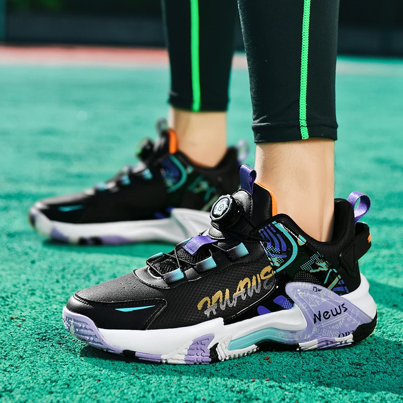Fashion Breathable Basketball Footwear Reinforced Heel Protection Abrasion Resistant Upper Non Slip Shockproof SoleDailyTraining
Fashion Breathable Basketball Footwear Reinforced Heel Protection Abrasion Resistant Upper Non Slip Shockproof SoleDailyTraining