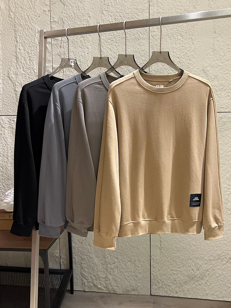 Comfortable Cotton Sweatshirt round Neck Casual All-Match Men's Color Washed Autumn Winter Fashionable Streetwear
Comfortable Cotton Sweatshirt round Neck Casual All-Match Men's Color Washed Autumn Winter Fashionable Streetwear