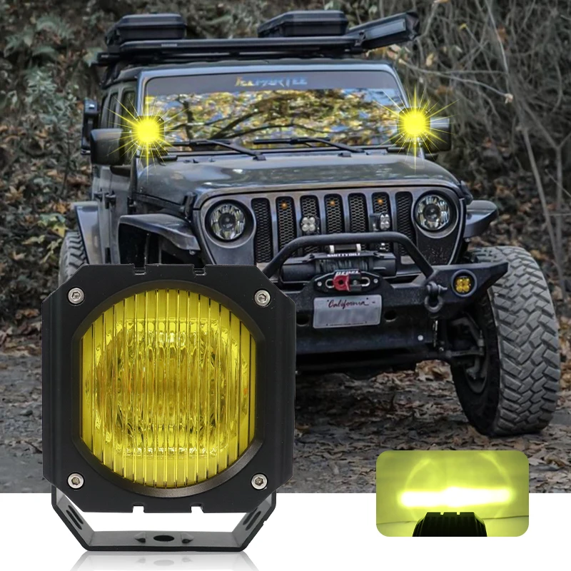 LED 4inch Flood Driving Light High Beams RGB DRL for UTV Jeep Wrangler JK Tundra
LED 4inch Flood Driving Light High Beams RGB DRL for UTV Jeep Wrangler JK Tundra