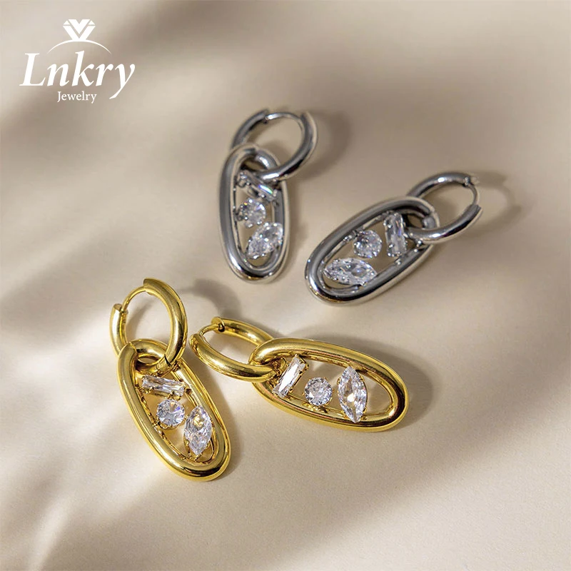 Lnkry Certified 4.0mm Round Moissanite Pendant Earring For Women Geometric Double-Link Drop Earrings Sparkling Jewelry
Lnkry Certified 4.0mm Round Moissanite Pendant Earring For Women Geometric Double-Link Drop Earrings Sparkling Jewelry