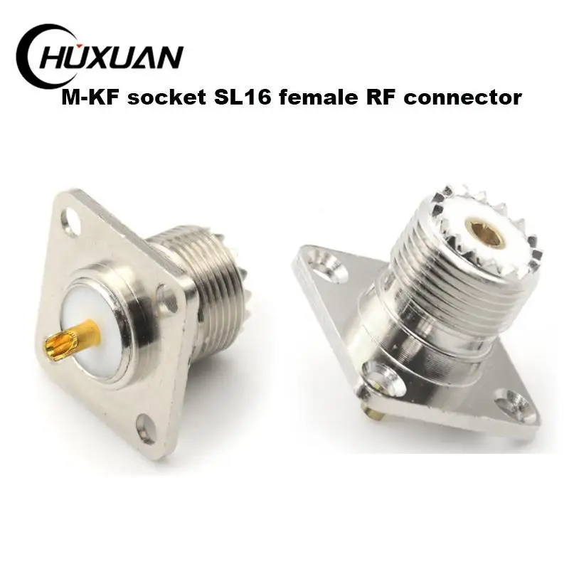 SL16 UHF SO239 Jack Panel Chassis Female Jack With Rhombic Flange Soldering Panel RF Connector Socket Female Antenna Connector
SL16 UHF SO239 Jack Panel Chassis Female Jack With Rhombic Flange Soldering Panel RF Connector Socket Female Antenna Connector