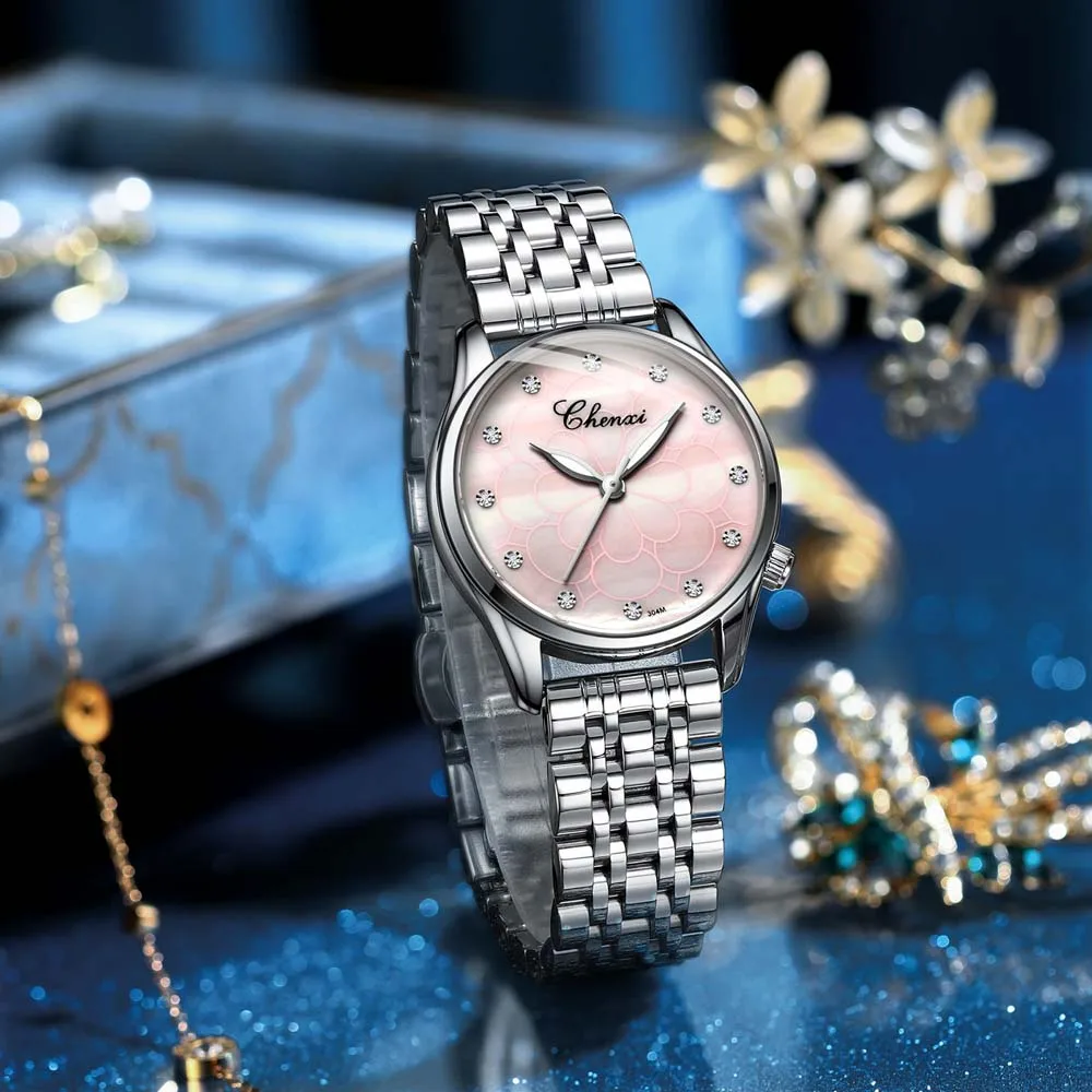 CHENXI Women's Watches Fashion Simple Models of Ladies Watches Quartz Watch Exquisite Waterproof Luminous Gift for Women
CHENXI Women's Watches Fashion Simple Models of Ladies Watches Quartz Watch Exquisite Waterproof Luminous Gift for Women