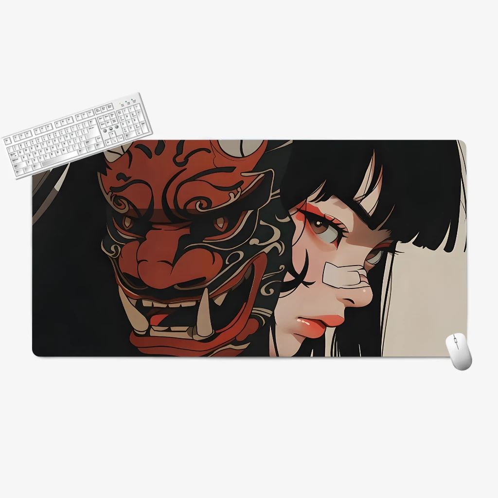 Japanese anime gaming mouse pad Computer mechanical keyboard rubber non-slip desk mat laptop protective pads extended thick mats
Japanese anime gaming mouse pad Computer mechanical keyboard rubber non-slip desk mat laptop protective pads extended thick mats