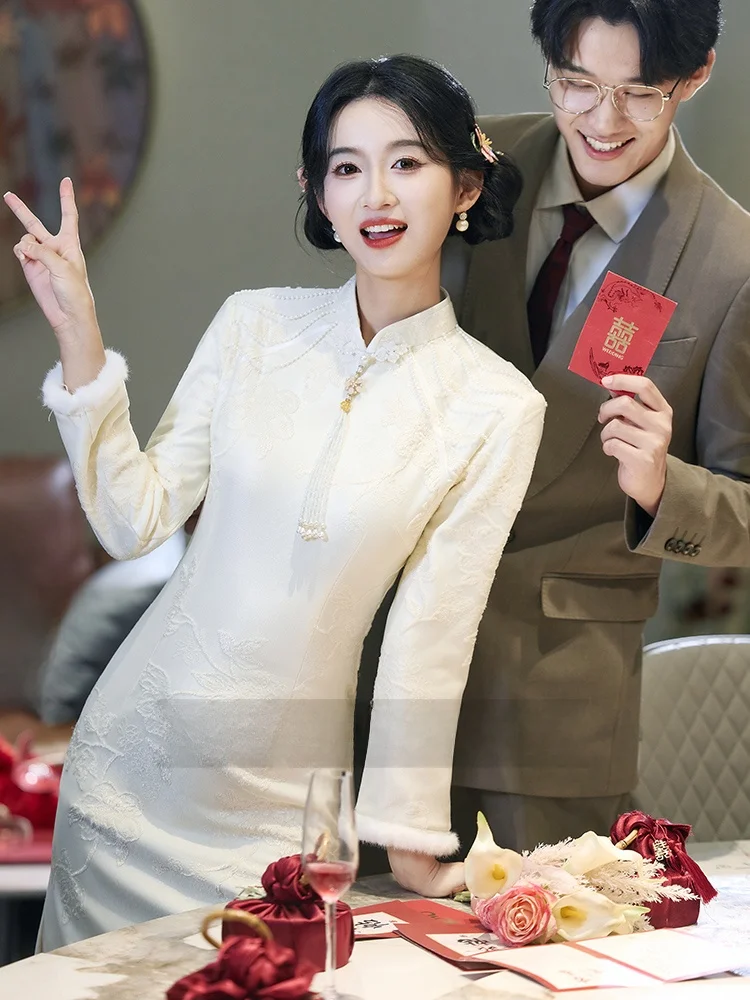 Ele Fro Coat Sle Wedding Dr Young Sle Fce Lined Long Sve Retro Design for Engagement Women's Clothing
Ele Fro Coat Sle Wedding Dr Young Sle Fce Lined Long Sve Retro Design for Engagement Women's Clothing