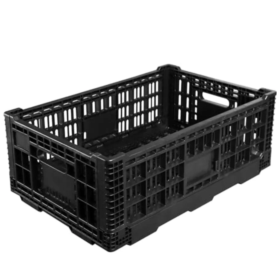 Collapsible Storage Bin Containe 5 L Transferheavy duty Black plastic storage box, milk crates heavy duty Transit storage
Collapsible Storage Bin Containe 5 L Transferheavy duty Black plastic storage box, milk crates heavy duty Transit storage