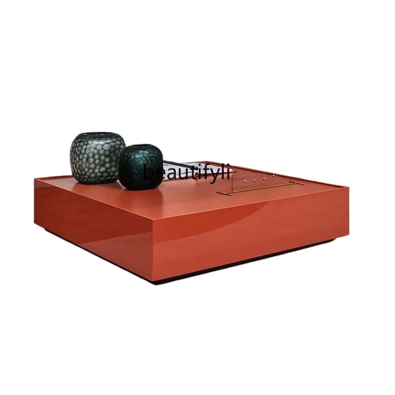 Paint Square Coffee Table Living Room Tea Table Modern Simple Solid Wood Tea Table Coffee Table Complete Set
Paint Square Coffee Table Living Room Tea Table Modern Simple Solid Wood Tea Table Coffee Table Complete Set