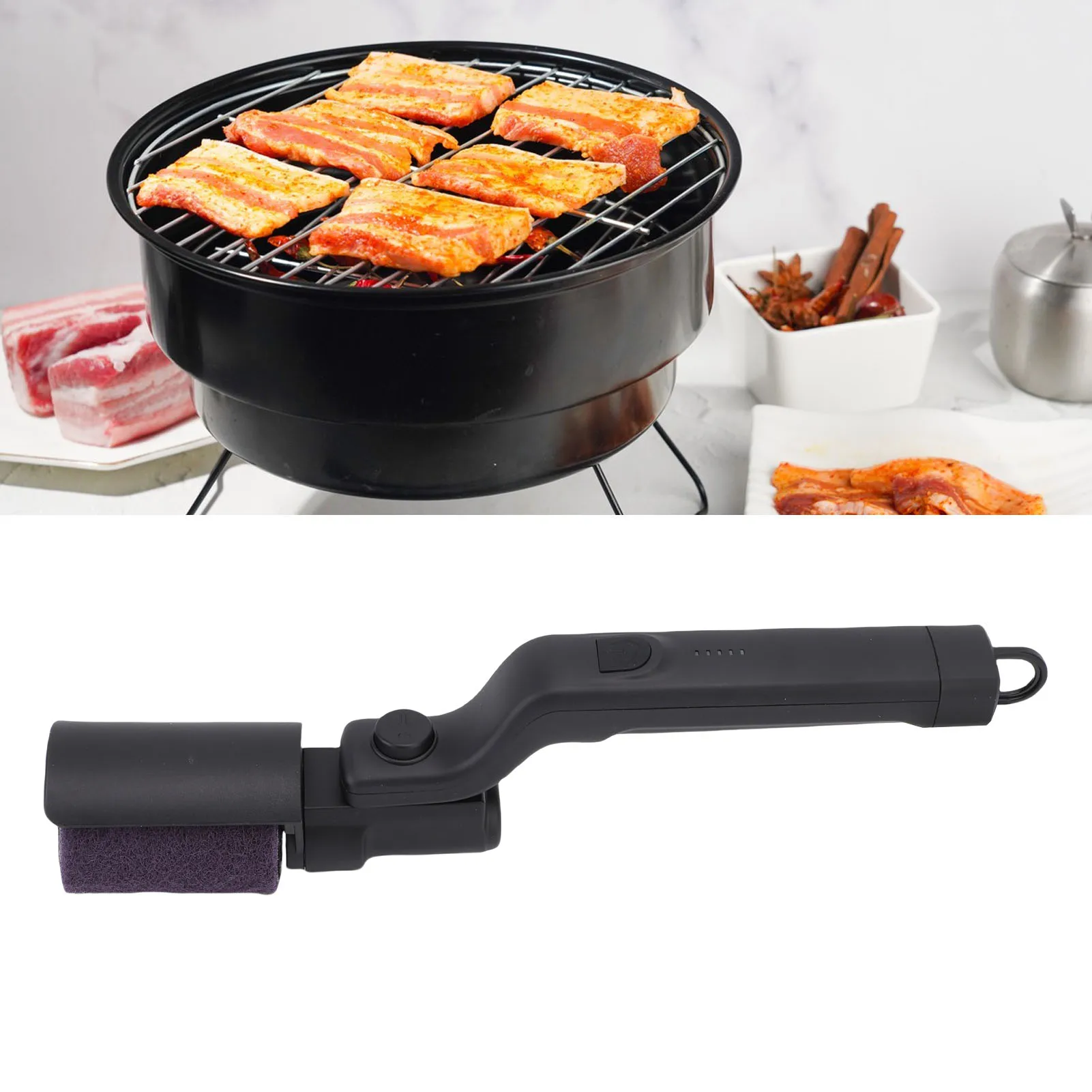 Electric BBQ Grill Brush Effective Safe Rechargeable Grill Cleaning Brush Powerful ABS 14.2in 1000mAh Cordless for Outdoor
Electric BBQ Grill Brush Effective Safe Rechargeable Grill Cleaning Brush Powerful ABS 14.2in 1000mAh Cordless for Outdoor