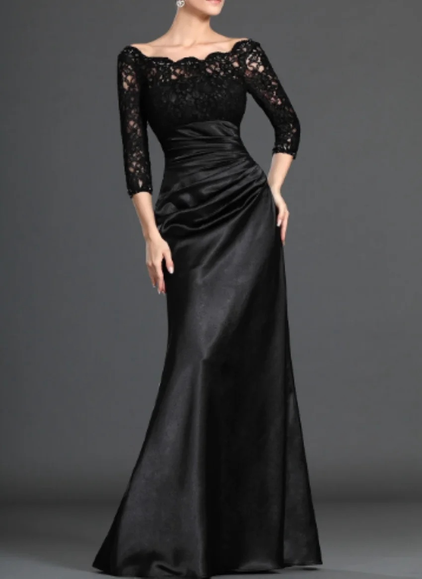 Othray A Line Scoop Black Lace Long Mother Evening Gowns Custom Made Plus Size Mother Of The Bride Dresses
Othray A Line Scoop Black Lace Long Mother Evening Gowns Custom Made Plus Size Mother Of The Bride Dresses