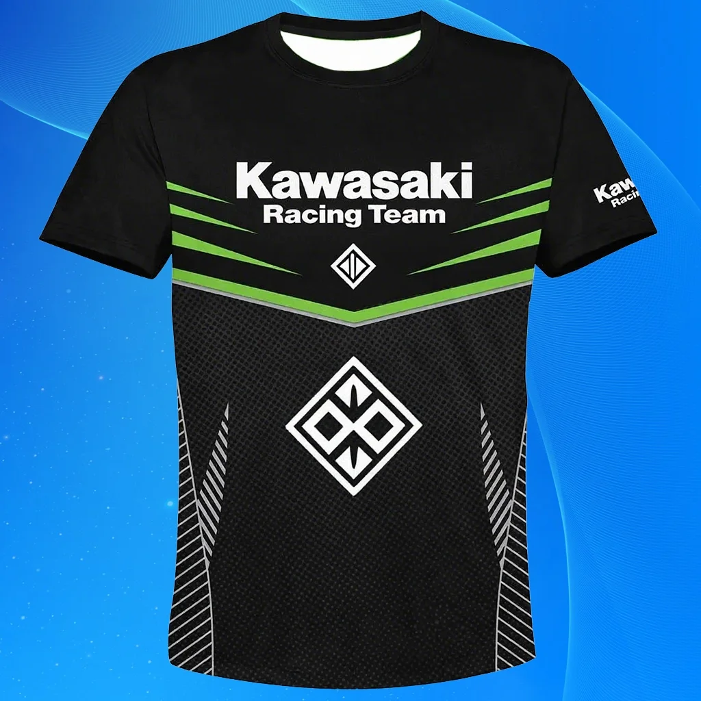 Мужская футболка Kawasaki Motorcycle Racing с 3D принтом, быстросохнущая одежда, свободная спортивная одежда, повседневная одежда большого размера с коротким рукавом для мужчин
Мужская футболка Kawasaki Motorcycle Racing с 3D принтом, быстросохнущая одежда, свободная спортивная одежда, повседневная одежда большого размера с коротким рукавом для мужчин