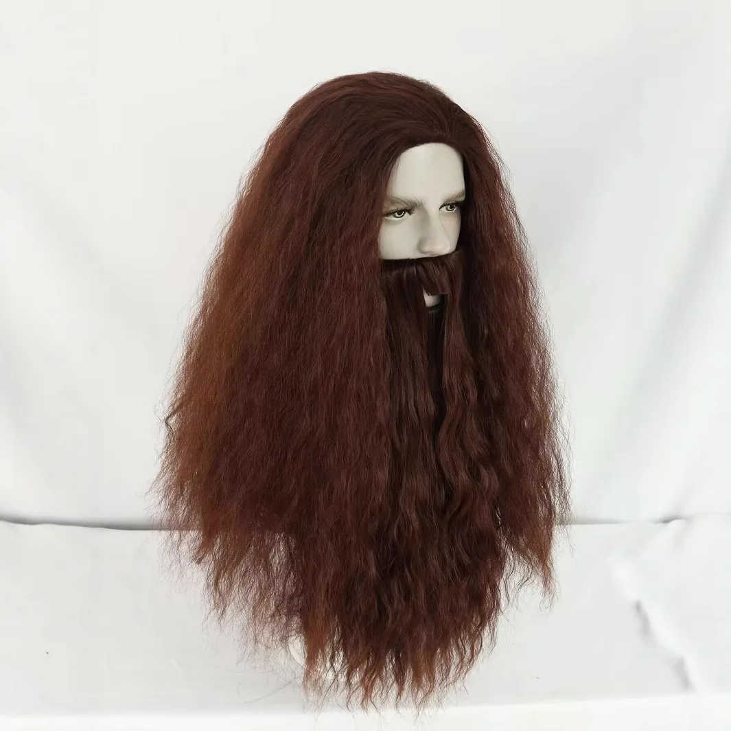 Парик для косплея Rubeus Hagrid с бородой, длинные лохматые каштановые волосы
Парик для косплея Rubeus Hagrid с бородой, длинные лохматые каштановые волосы