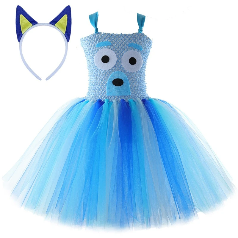 New Border Collie Cartoon Dog Tulle Tutu Dress Girls Fluffy Mesh Princess Skirt Kids Animal Role Play Costume for Party Show
New Border Collie Cartoon Dog Tulle Tutu Dress Girls Fluffy Mesh Princess Skirt Kids Animal Role Play Costume for Party Show