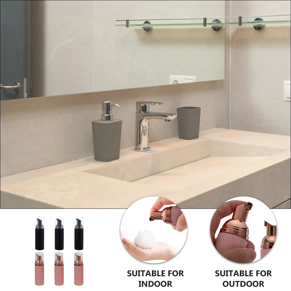 6pcs Reusable Mousse Foam Bottles Portable Travel Shampoo Lotion Dispenser Round Plastic Sub Bottles Foaming Hand Soap Face
6pcs Reusable Mousse Foam Bottles Portable Travel Shampoo Lotion Dispenser Round Plastic Sub Bottles Foaming Hand Soap Face
