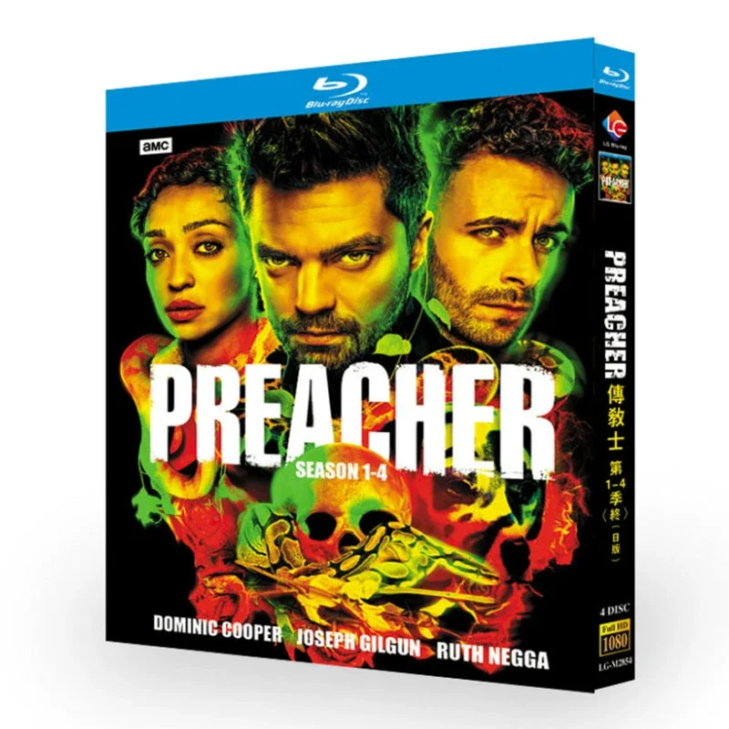 Preacher Season 1-4 Blu-ray Disc
Preacher Season 1-4 Blu-ray Disc