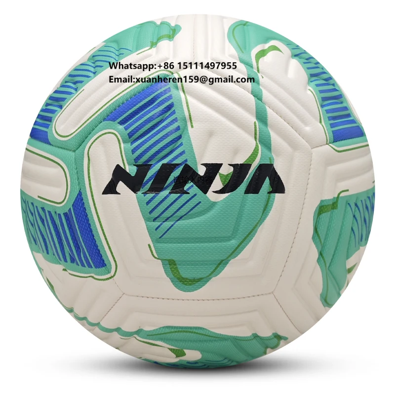 Manufacturer Wholesale Size 5 PVC Machine Sewn Football for Training
Manufacturer Wholesale Size 5 PVC Machine Sewn Football for Training