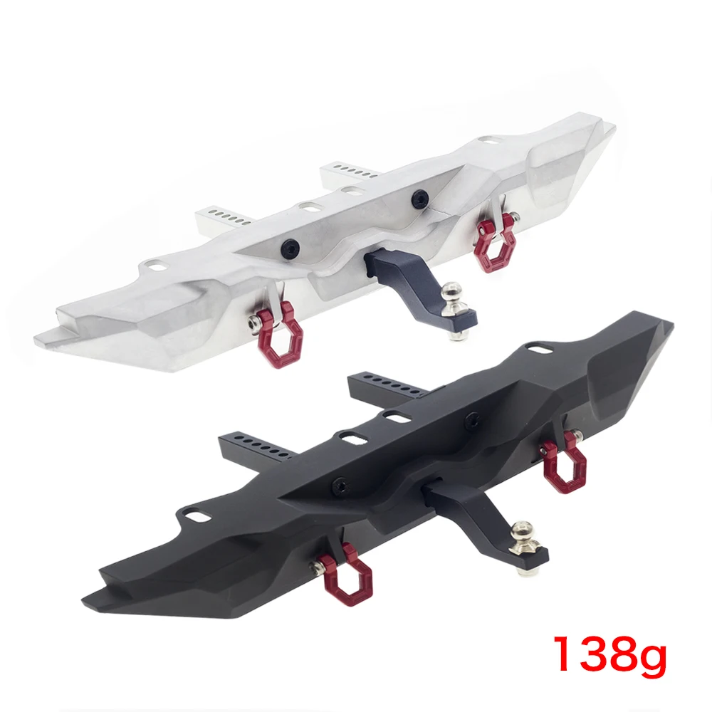 1 Pcs Metal Rear Bumper with D-rings Tow hook for 1/10 RC Car TRX-4 TRX4 SCX10 I II upgrade rear damper parts
1 Pcs Metal Rear Bumper with D-rings Tow hook for 1/10 RC Car TRX-4 TRX4 SCX10 I II upgrade rear damper parts