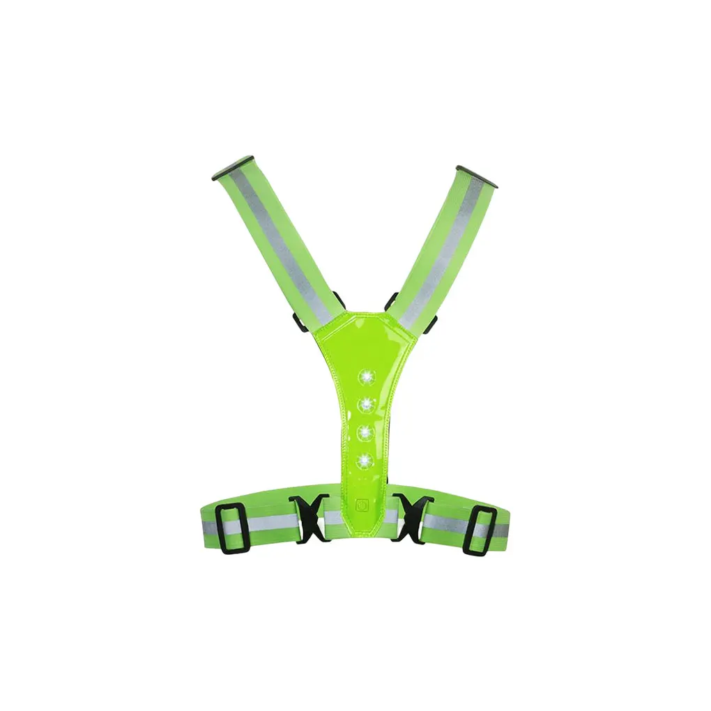 LED Reflective Vest Straps Adjustable Reflector Elastic Belt 3 Modes Outdoor Highlight Men Women Night Running White
LED Reflective Vest Straps Adjustable Reflector Elastic Belt 3 Modes Outdoor Highlight Men Women Night Running White