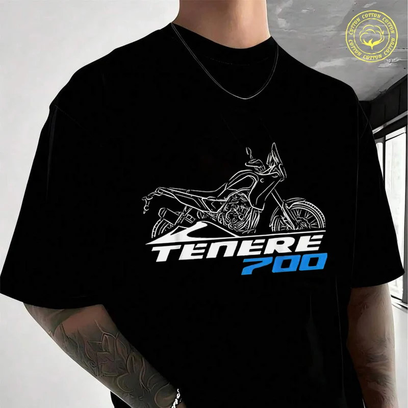 Tenere 700 Adventure Motorcycle Graphic Men's Cotton T-Shirt Moto New Casual O-neck Short Sleeve Summer Streetwear Tees
Tenere 700 Adventure Motorcycle Graphic Men's Cotton T-Shirt Moto New Casual O-neck Short Sleeve Summer Streetwear Tees