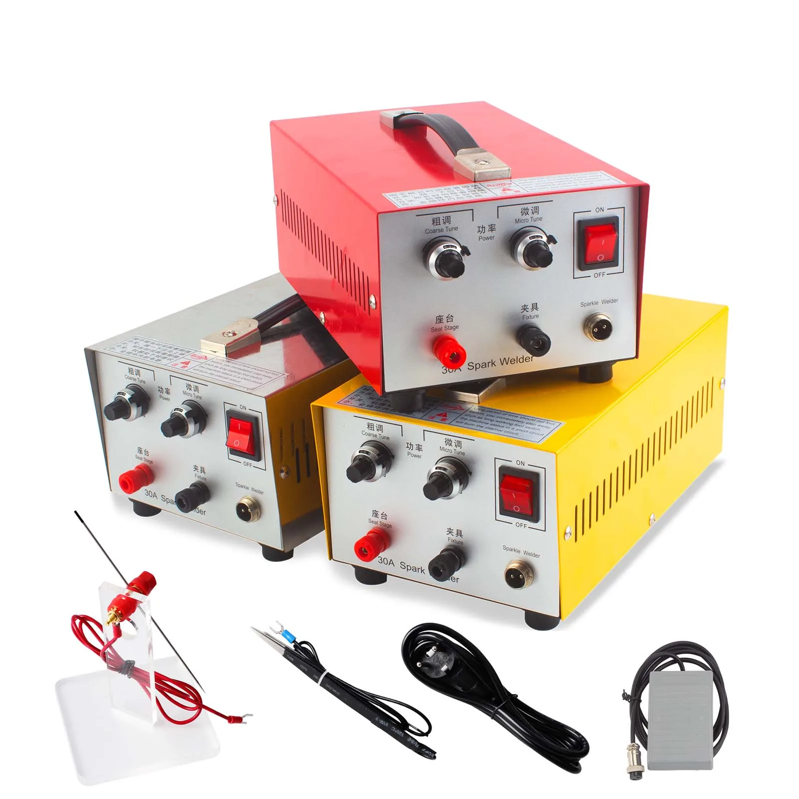 110v/220V 30A Handheld Laser Spot Welder Spot Welding Pulse Spot Welder 200W Jewelry Welding Machine Gold Silver Platinum
110v/220V 30A Handheld Laser Spot Welder Spot Welding Pulse Spot Welder 200W Jewelry Welding Machine Gold Silver Platinum