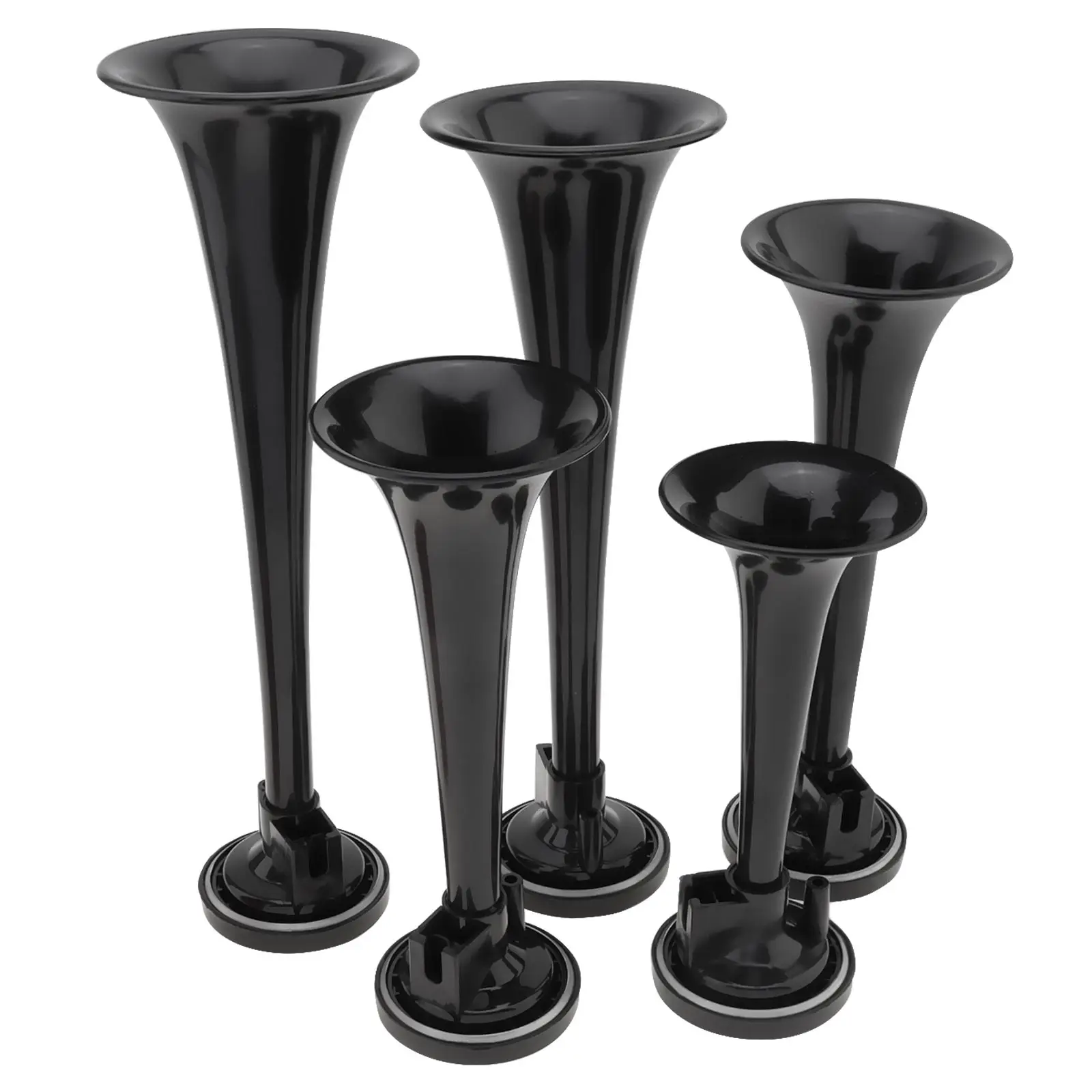 5pcs 125db Full Complete System 5 Trumpet Musical Sound Air Hor with Compressor, Black 5 Trumpet Air Horns
5pcs 125db Full Complete System 5 Trumpet Musical Sound Air Hor with Compressor, Black 5 Trumpet Air Horns