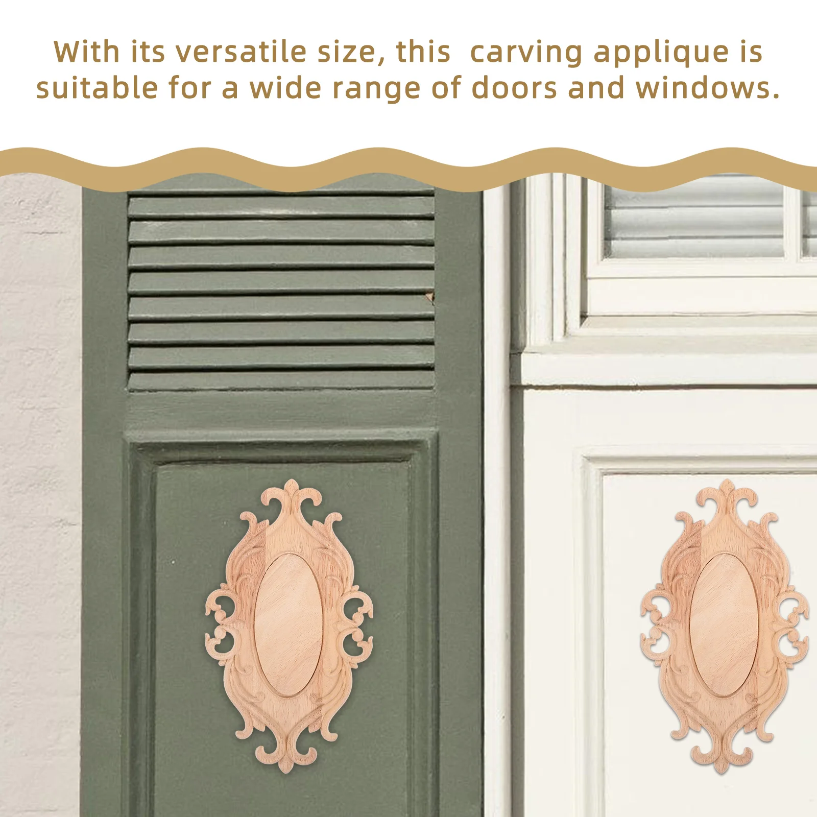 European Style Wood Carved Appliques 21x15cm Unpainted Decor for Wood Carving Applique Doors Windows DIY Furniture Craft
European Style Wood Carved Appliques 21x15cm Unpainted Decor for Wood Carving Applique Doors Windows DIY Furniture Craft