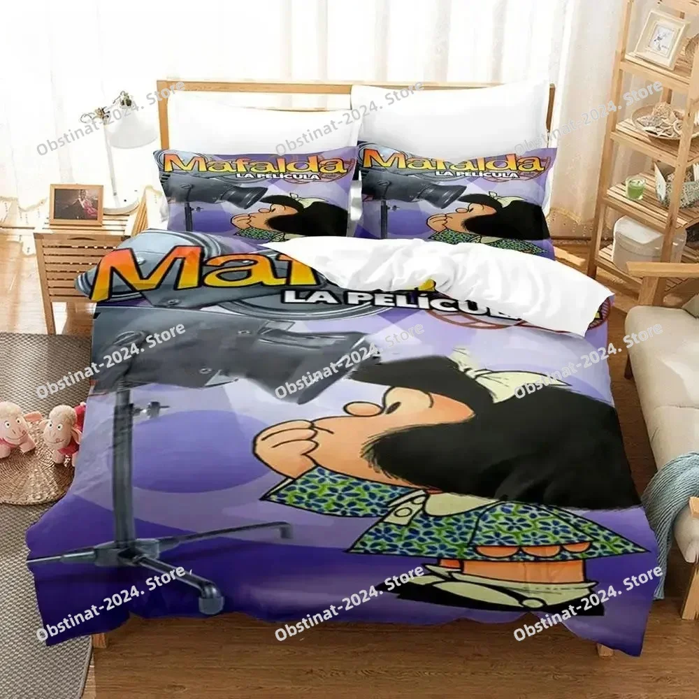 3D Print Fashion Mafalda Bedding Set Boys Girls Twin Queen King Size Duvet Cover Pillowcase Bed boys Adult Bedroom
3D Print Fashion Mafalda Bedding Set Boys Girls Twin Queen King Size Duvet Cover Pillowcase Bed boys Adult Bedroom