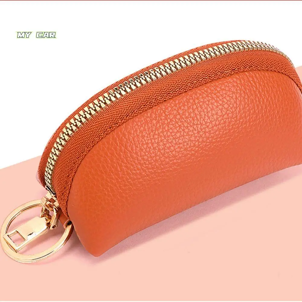Key Ring Fashion Zipper Key Holder PU Simple Car Key Storage Bag Solid Color Large Capacity Car Key Protect Cover Men Women
Key Ring Fashion Zipper Key Holder PU Simple Car Key Storage Bag Solid Color Large Capacity Car Key Protect Cover Men Women