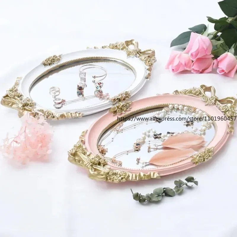 Retro Resin Storage Tray European Creative Relief Mirror Tray Fruit Plate Wedding Dessert Table Home Decor Jewelry Storage Tray
Retro Resin Storage Tray European Creative Relief Mirror Tray Fruit Plate Wedding Dessert Table Home Decor Jewelry Storage Tray
