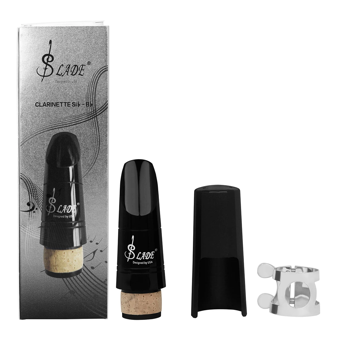 Clarinet Mouthpiece Set with Ligature ABS Cap Adjustable Metal Snap Clip Rubberwood Clarinet Mouthpiece Accessories
Clarinet Mouthpiece Set with Ligature ABS Cap Adjustable Metal Snap Clip Rubberwood Clarinet Mouthpiece Accessories