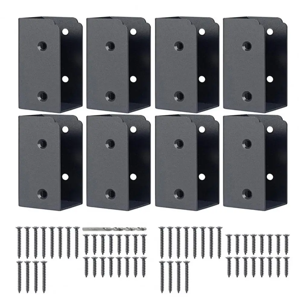 8Pcs Deck Railing Connector, Stainless Steel Black Powder-coated Railing Bracket, Rustproof Hidden Design Stair Railing Bracket
8Pcs Deck Railing Connector, Stainless Steel Black Powder-coated Railing Bracket, Rustproof Hidden Design Stair Railing Bracket