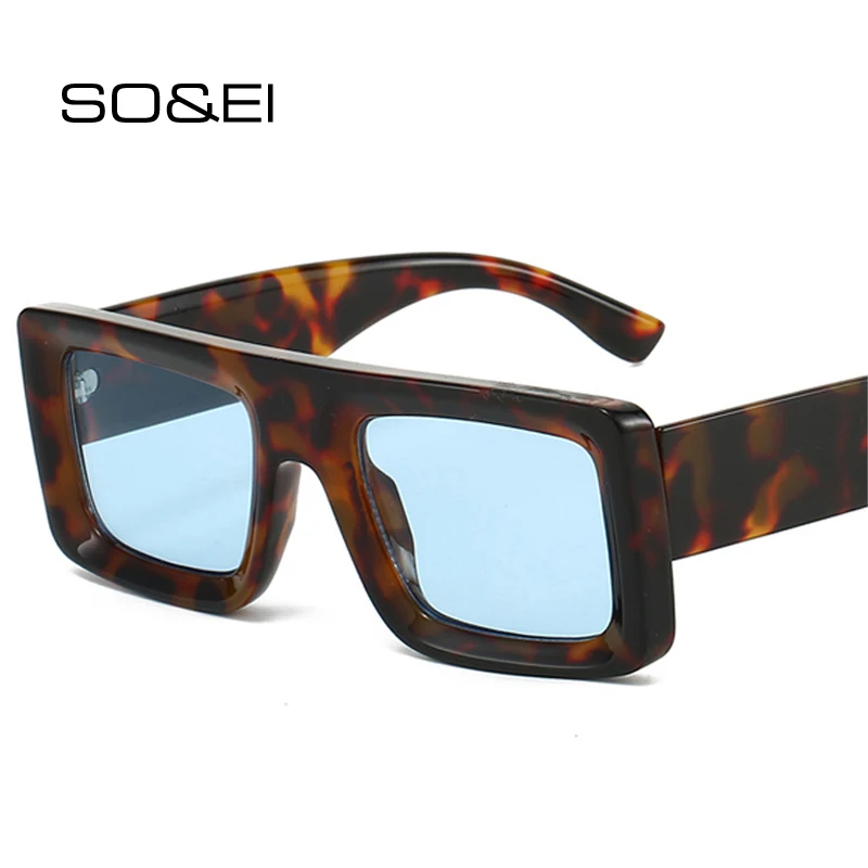 SO&EI Fashion Square Sunglasses Women Red Blue Shades UV400 Retro Trending Men Punk Leopard Sun Glasses
SO&EI Fashion Square Sunglasses Women Red Blue Shades UV400 Retro Trending Men Punk Leopard Sun Glasses