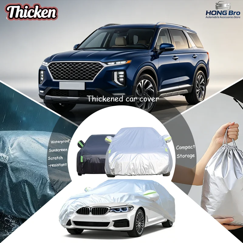 For Hyundai Palisade Full Car Cover Outdoor Protection, Snow Cover, Sunshade, Waterproof, Dustproof Exterior Car Accessories
For Hyundai Palisade Full Car Cover Outdoor Protection, Snow Cover, Sunshade, Waterproof, Dustproof Exterior Car Accessories
