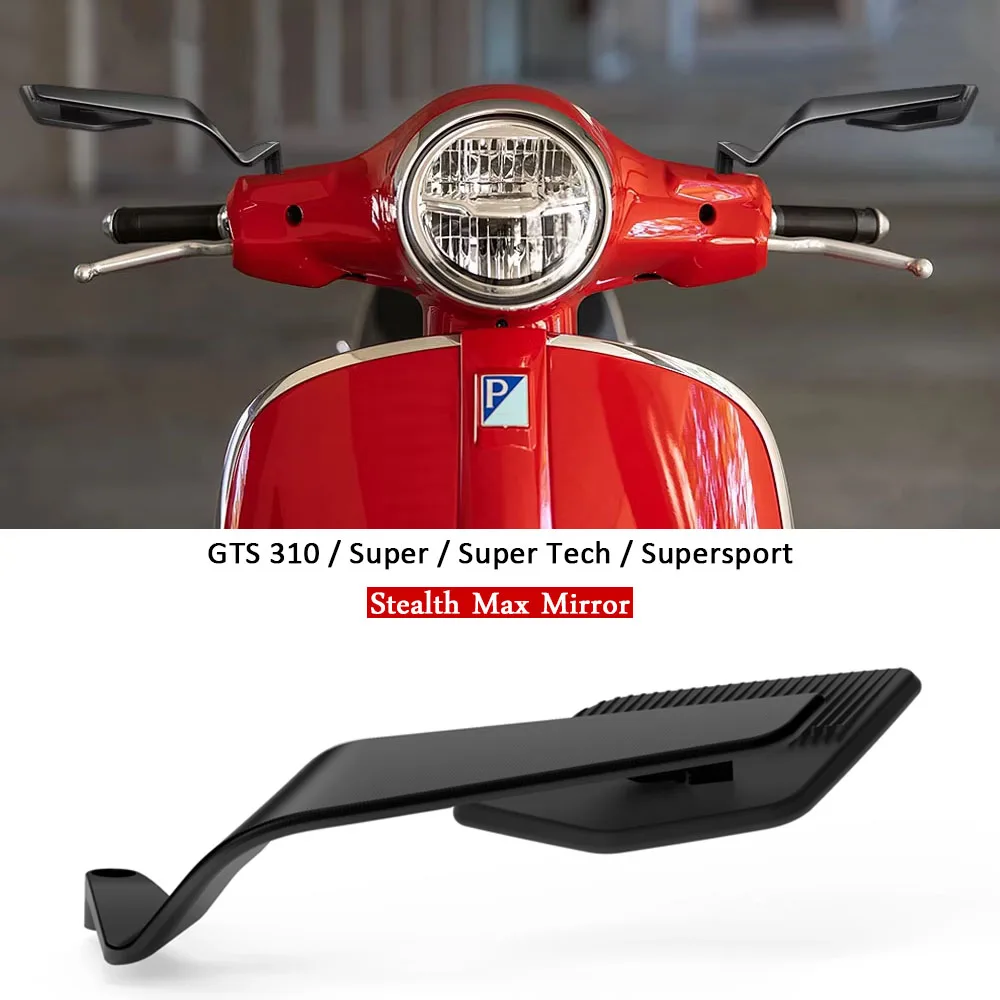 Мотоцикл для Vespa GTS 310 Super 2025, новинка GTS310 Super Tech Supersport, зеркало бокового вида с ветровым крылом, зеркала заднего вида Stealth Max
Мотоцикл для Vespa GTS 310 Super 2025, новинка GTS310 Super Tech Supersport, зеркало бокового вида с ветровым крылом, зеркала заднего вида Stealth Max
