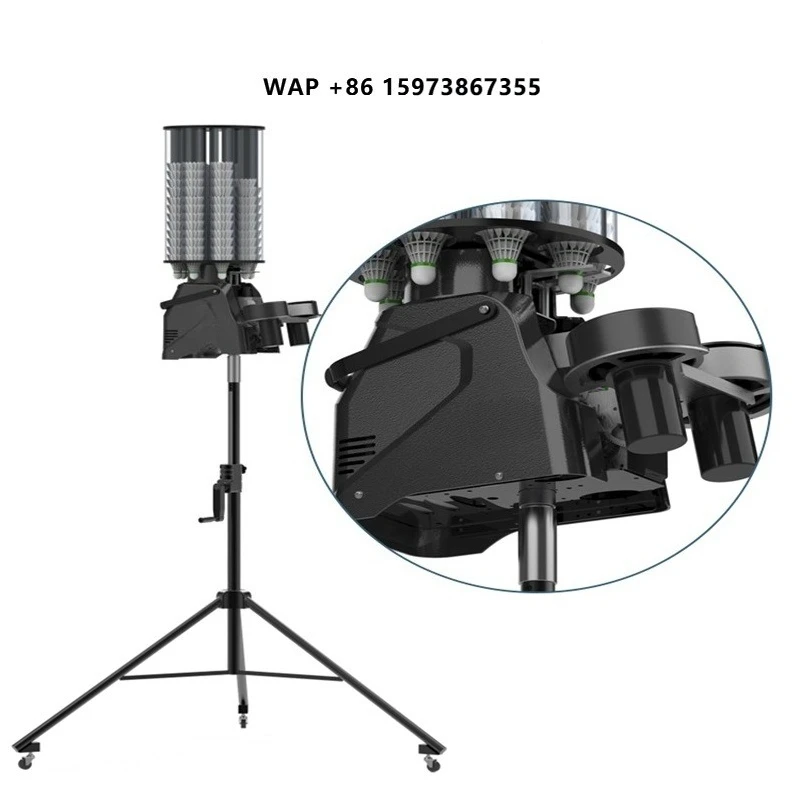 Professional Automatic Badminton Ball Machine with Strong Power App Remote Control Shuttlecock Feeder Training Equipment
Professional Automatic Badminton Ball Machine with Strong Power App Remote Control Shuttlecock Feeder Training Equipment