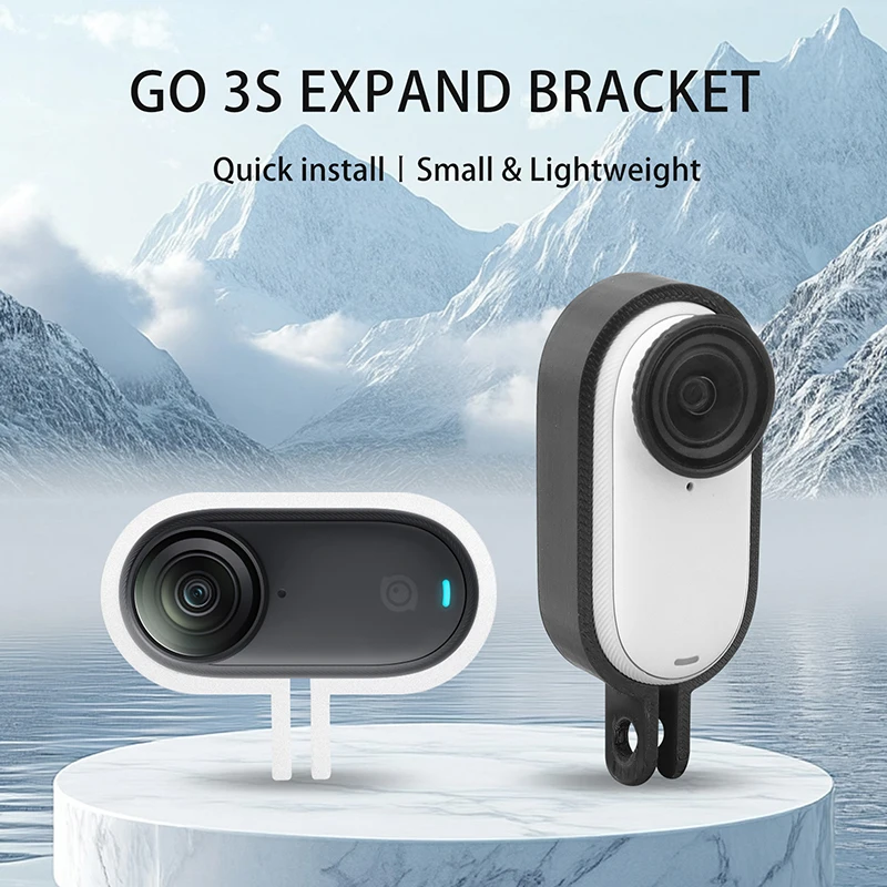 For Insta360 Go3/3S Expansion Adapter Bracket Protective Frame Two Claws Fixed Mount Holder Camera Shooting Stabilizer Accessory
For Insta360 Go3/3S Expansion Adapter Bracket Protective Frame Two Claws Fixed Mount Holder Camera Shooting Stabilizer Accessory