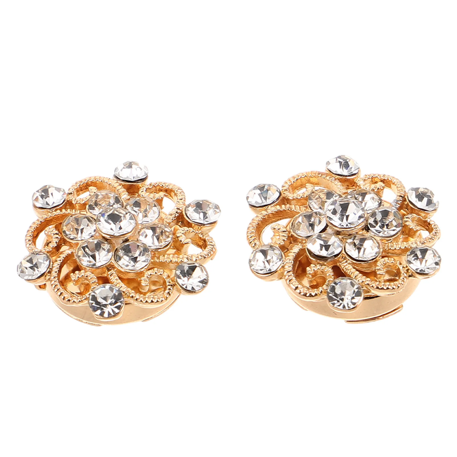 2Pcs Fashion Collar Button Rhinestone Decorative Covers for Shirts Jackets - Elegant Detachable Button Accessories Bling
2Pcs Fashion Collar Button Rhinestone Decorative Covers for Shirts Jackets - Elegant Detachable Button Accessories Bling