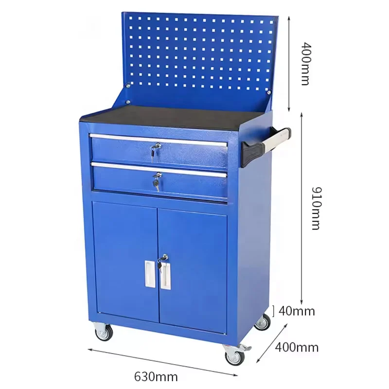 Modular Rolling Tool Chest with Pegboard Thickened Industrial Storage Cabinet with Drawers & Parts Bins on Wheels for Factory
Modular Rolling Tool Chest with Pegboard Thickened Industrial Storage Cabinet with Drawers & Parts Bins on Wheels for Factory