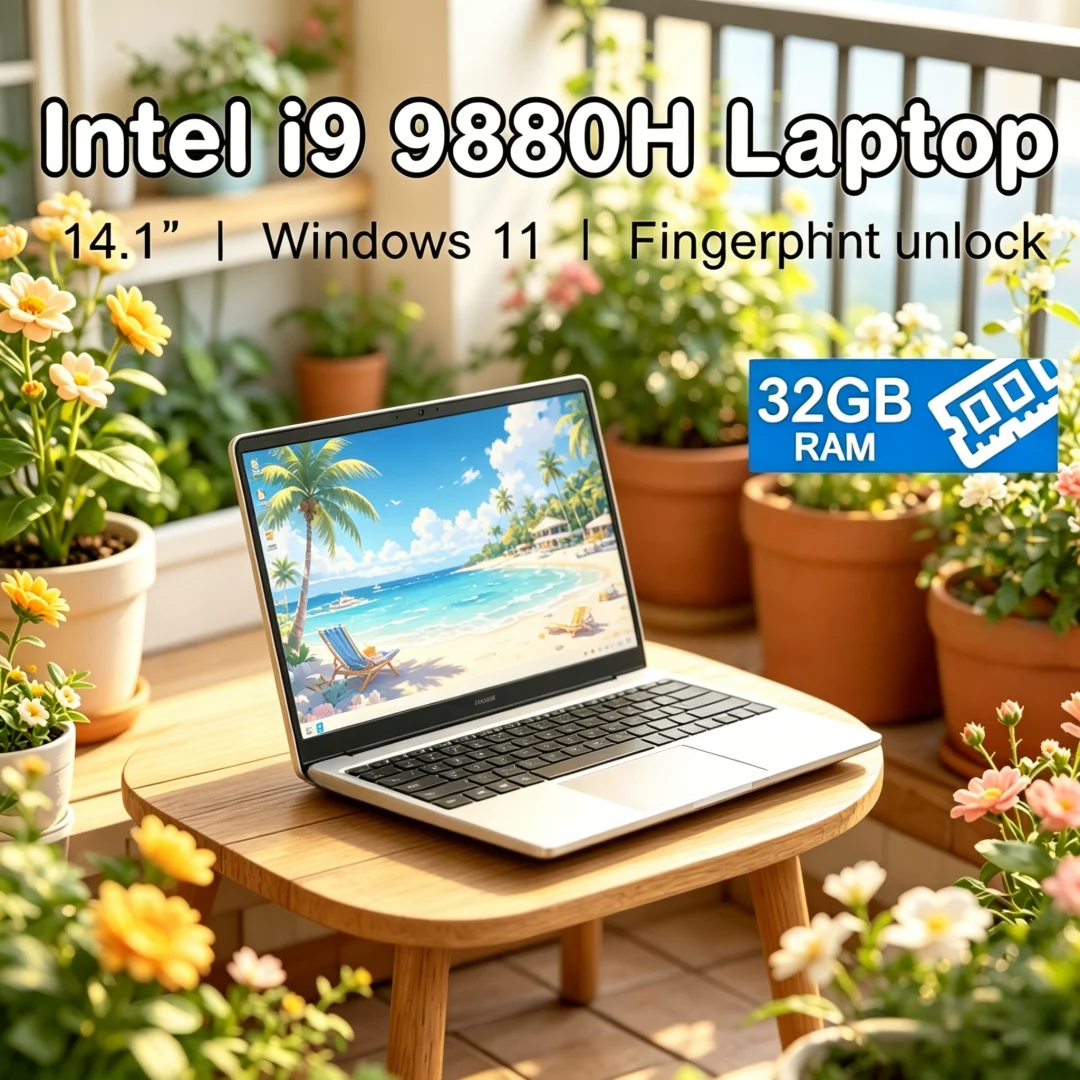 Exotic 2026 Portable 14.1" HD Laptop Intel Core I9 9880H 32GB RAM 2TB SSD Pulchritudinous Ultra Slim Windows 11 Indispensable
Exotic 2026 Portable 14.1" HD Laptop Intel Core I9 9880H 32GB RAM 2TB SSD Pulchritudinous Ultra Slim Windows 11 Indispensable