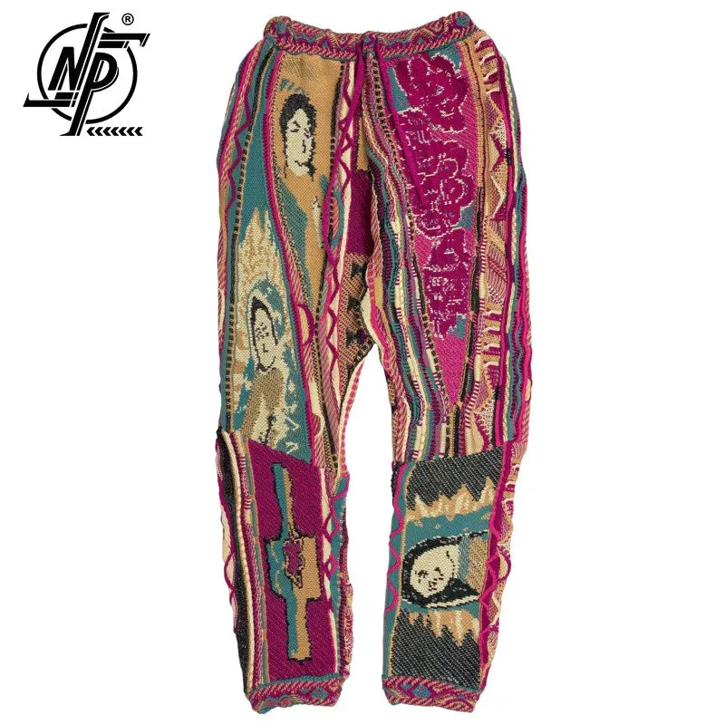 Kapital Hip Hop Retro Ethnic Pants Men Knitted Loose Waist Casual Pants Fashion Color National Pattern Design Trousers Unisex
Kapital Hip Hop Retro Ethnic Pants Men Knitted Loose Waist Casual Pants Fashion Color National Pattern Design Trousers Unisex