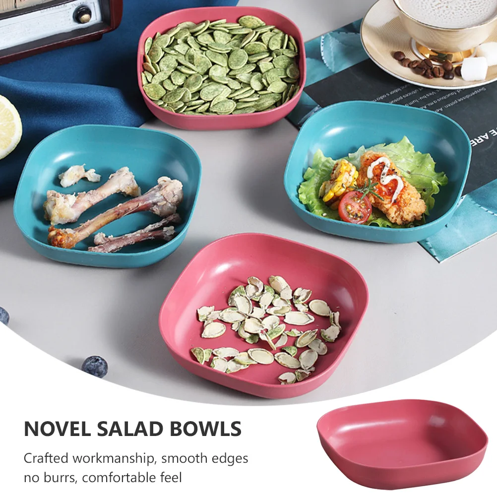 4 Pcs Lightweight Food Bowls Salad Square Pp Kitchen Supplies Storage Dishes Baby Stackable Snack Plates Safe
4 Pcs Lightweight Food Bowls Salad Square Pp Kitchen Supplies Storage Dishes Baby Stackable Snack Plates Safe