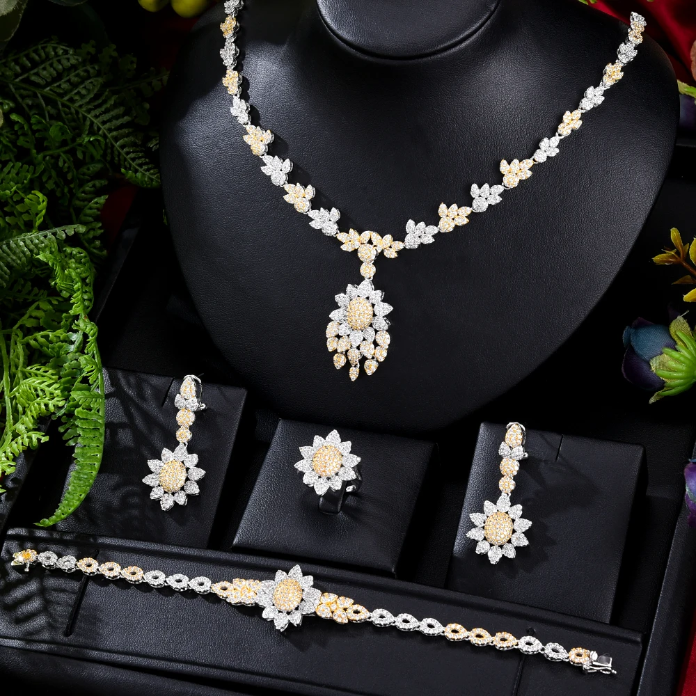 GODKI Luxury Heart Love 4PCS Nigerian Jewelry set For Women Wedding Zircon Crystal CZ Bridal Lariat Necklace Ring Set
GODKI Luxury Heart Love 4PCS Nigerian Jewelry set For Women Wedding Zircon Crystal CZ Bridal Lariat Necklace Ring Set