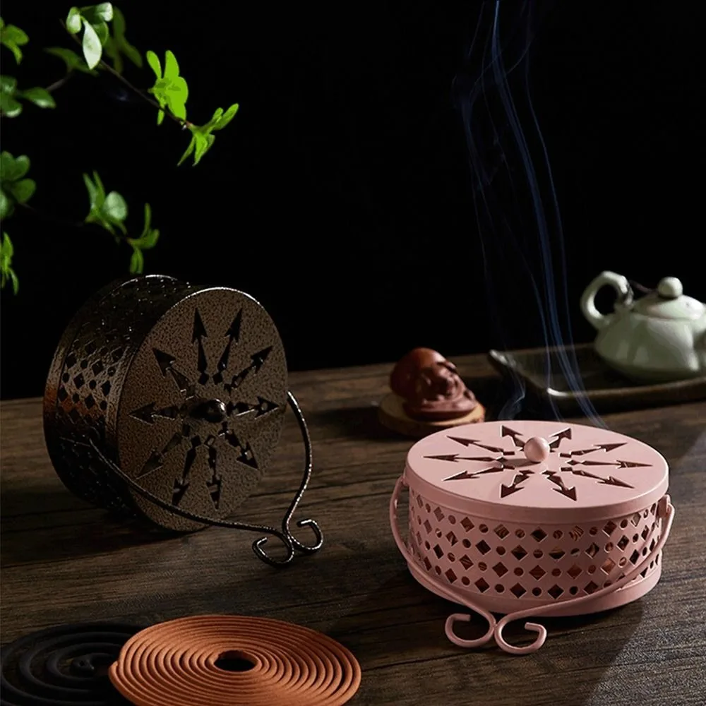 Insect Repellent Mosquito Coil Tray Holder Anti-fire Cover Incense Burner Anti-Mosquito Sandalwood Mosquito-repellent Holder
Insect Repellent Mosquito Coil Tray Holder Anti-fire Cover Incense Burner Anti-Mosquito Sandalwood Mosquito-repellent Holder