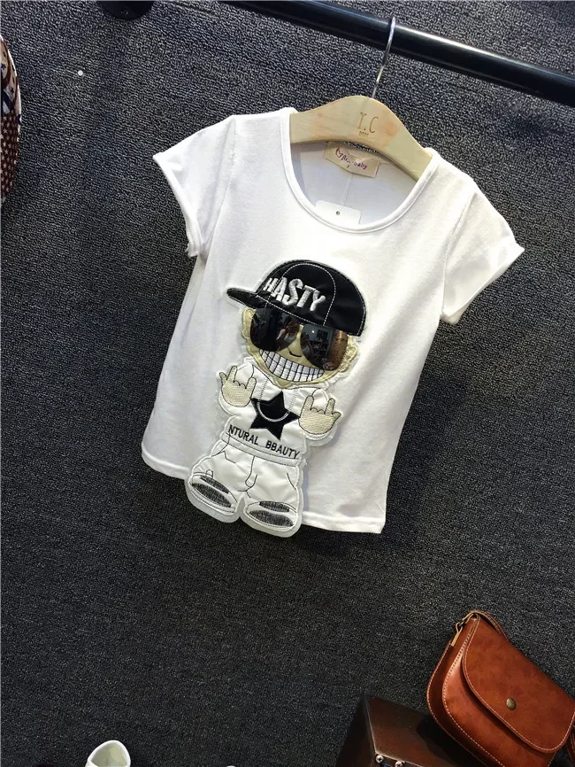 Summer Fashion 3D T-shirt Children Boys Short Sleeves White Tees Baby Kids Cotton Tops For boys Clothes 2-7Years
Summer Fashion 3D T-shirt Children Boys Short Sleeves White Tees Baby Kids Cotton Tops For boys Clothes 2-7Years