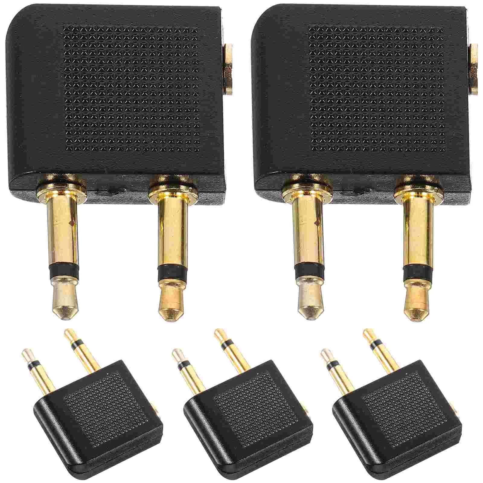 5 Pcs Headphone Airline Adapter for Headphones Audio Airplane Replacement Headset Earphone Entertainment System
5 Pcs Headphone Airline Adapter for Headphones Audio Airplane Replacement Headset Earphone Entertainment System