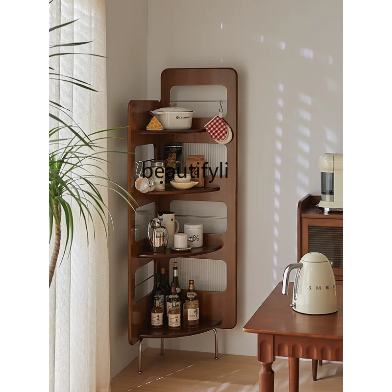 Solid Wood Corner Shelf Living Room Bedroom Corner Cabinet Wall French Fan-Shaped Triangle Cabinet furniture
Solid Wood Corner Shelf Living Room Bedroom Corner Cabinet Wall French Fan-Shaped Triangle Cabinet furniture