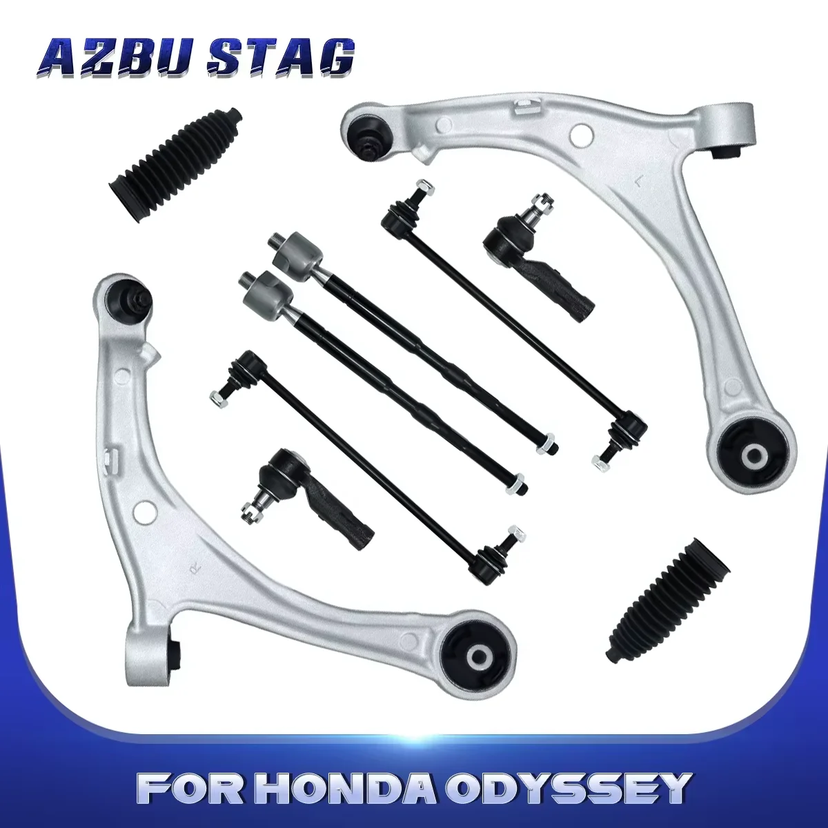 AzbuStag 10Pcs Front Lower Control Arm Sway Bar Link Tie Rod Boot Suspension Kits for Honda Odyssey 2014 2015 2016 2017 
AzbuStag 10Pcs Front Lower Control Arm Sway Bar Link Tie Rod Boot Suspension Kits for Honda Odyssey 2014 2015 2016 2017