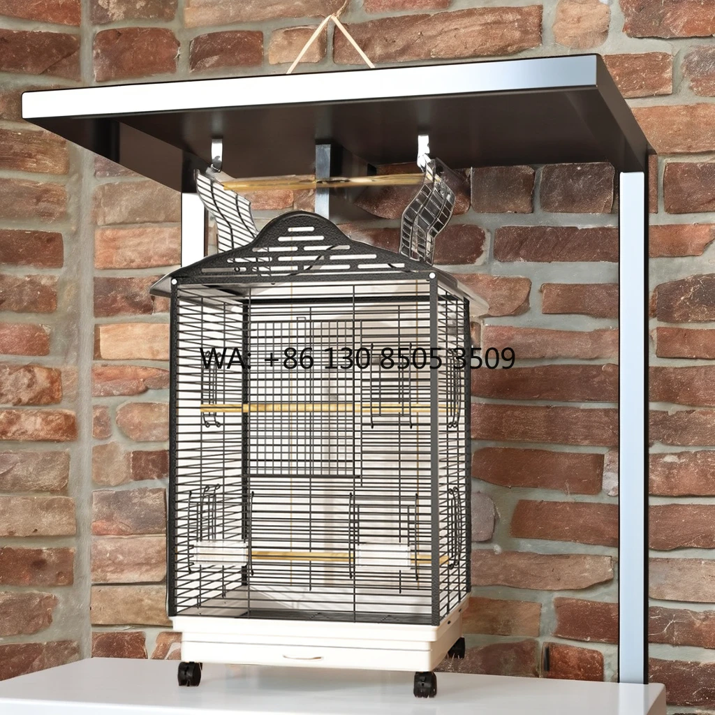 Large Metal Iron Bird Cage with Solid Pattern, Hanging Parrot Cage, Durable Breeding Birdcage with Mesh House for Parrots
Large Metal Iron Bird Cage with Solid Pattern, Hanging Parrot Cage, Durable Breeding Birdcage with Mesh House for Parrots