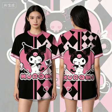 Новая женская футболка Sanrio 2026 с принтом Hello Kitty, Kuromi, Cinnamoroll, повседневная, на все сезоны, с 3D-печатью, быстросохнущая, милая спортивная футболка
Новая женская футболка Sanrio 2026 с принтом Hello Kitty, Kuromi, Cinnamoroll, повседневная, на все сезоны, с 3D-печатью, быстросохнущая, милая спортивная футболка