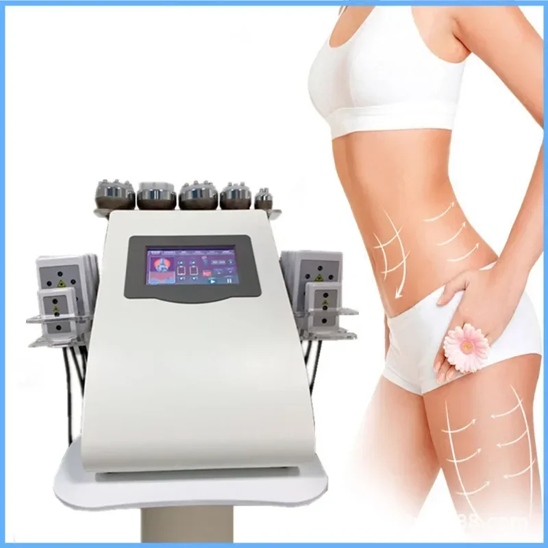 6 in 1 Ultrasonic Liposuction 40K Cavitation Radio Frequency Vacuum Bipolar Beauty Machine Slimming Beauty Equipment
6 in 1 Ultrasonic Liposuction 40K Cavitation Radio Frequency Vacuum Bipolar Beauty Machine Slimming Beauty Equipment