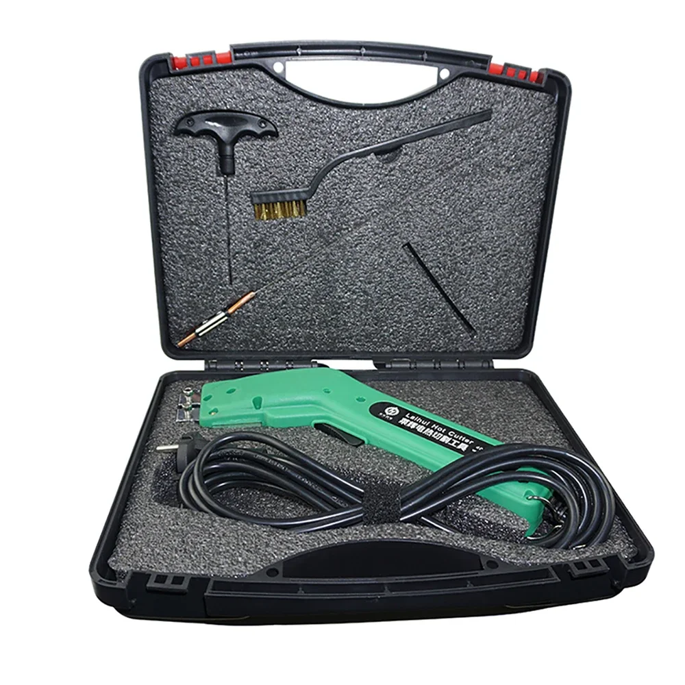 220V Hand-Held Heating Knife Hot Cutter Fabric Foam Sponge Rope Electric Cutting Tools Multiple Blade Optional
220V Hand-Held Heating Knife Hot Cutter Fabric Foam Sponge Rope Electric Cutting Tools Multiple Blade Optional